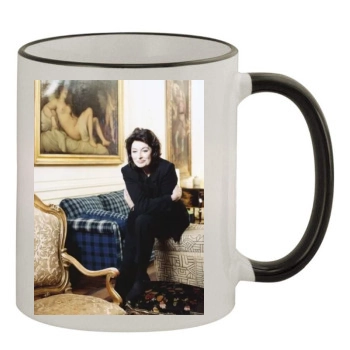 Anouk Aimee 11oz Colored Rim & Handle Mug