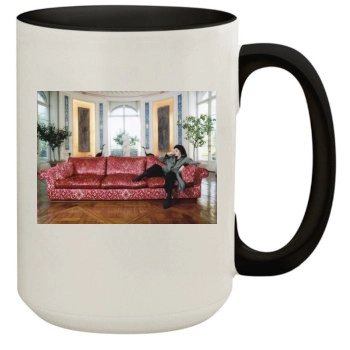 Anouk Aimee 15oz Colored Inner & Handle Mug