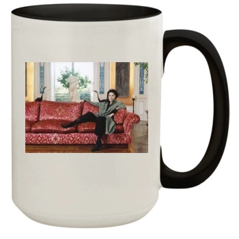 Anouk Aimee 15oz Colored Inner & Handle Mug