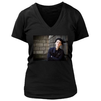 Anthony Boyle Women's Deep V-Neck TShirt