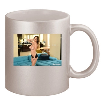 Gabbie Carter 11oz Metallic Silver Mug