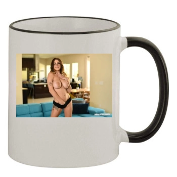 Gabbie Carter 11oz Colored Rim & Handle Mug