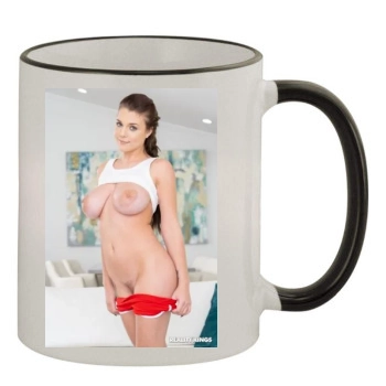 Gabbie Carter 11oz Colored Rim & Handle Mug