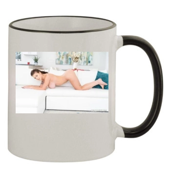 Gabbie Carter 11oz Colored Rim & Handle Mug