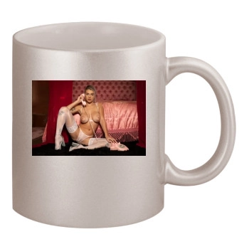 Gabbie Carter 11oz Metallic Silver Mug