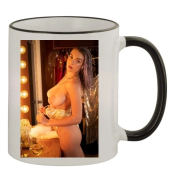 Gabbie Carter 11oz Colored Rim & Handle Mug