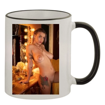 Gabbie Carter 11oz Colored Rim & Handle Mug