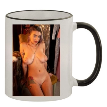 Gabbie Carter 11oz Colored Rim & Handle Mug