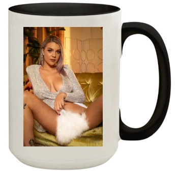 Gabbie Carter 15oz Colored Inner & Handle Mug