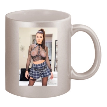 Gabbie Carter 11oz Metallic Silver Mug