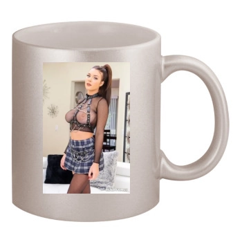 Gabbie Carter 11oz Metallic Silver Mug