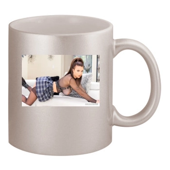 Gabbie Carter 11oz Metallic Silver Mug