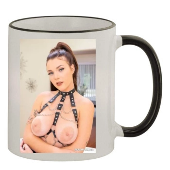 Gabbie Carter 11oz Colored Rim & Handle Mug