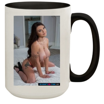 Gabbie Carter 15oz Colored Inner & Handle Mug