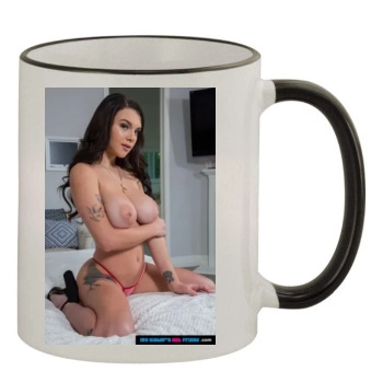 Gabbie Carter 11oz Colored Rim & Handle Mug