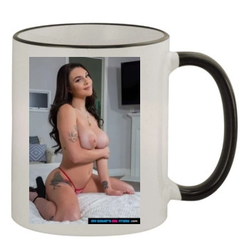 Gabbie Carter 11oz Colored Rim & Handle Mug