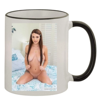 Gabbie Carter 11oz Colored Rim & Handle Mug