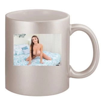 Gabbie Carter 11oz Metallic Silver Mug