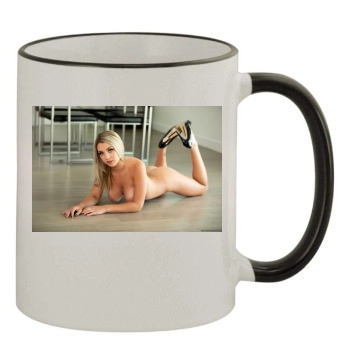 Gabbie Carter 11oz Colored Rim & Handle Mug