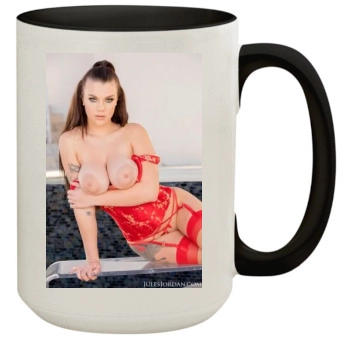 Gabbie Carter 15oz Colored Inner & Handle Mug