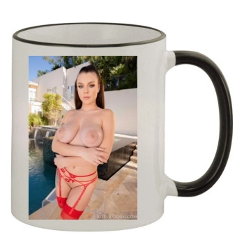 Gabbie Carter 11oz Colored Rim & Handle Mug