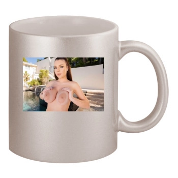 Gabbie Carter 11oz Metallic Silver Mug