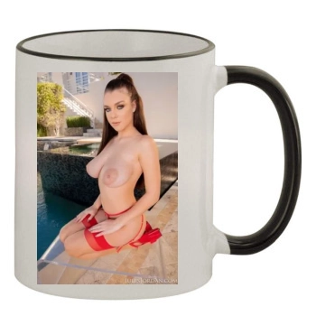 Gabbie Carter 11oz Colored Rim & Handle Mug