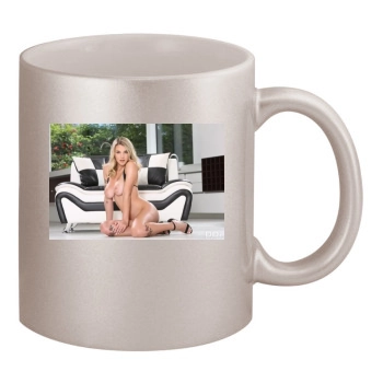 Gabbie Carter 11oz Metallic Silver Mug