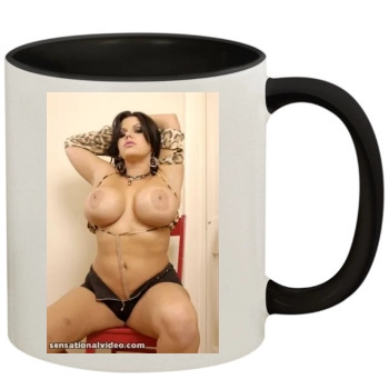 Angelina Castro 11oz Colored Inner & Handle Mug