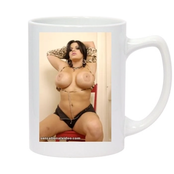 Angelina Castro 14oz White Statesman Mug