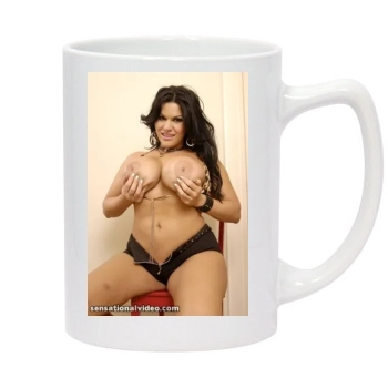 Angelina Castro 14oz White Statesman Mug