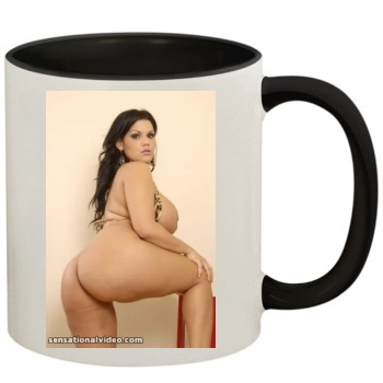 Angelina Castro 11oz Colored Inner & Handle Mug