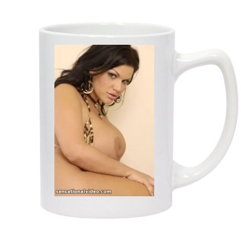 Angelina Castro 14oz White Statesman Mug