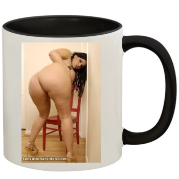 Angelina Castro 11oz Colored Inner & Handle Mug