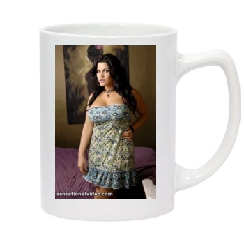 Angelina Castro 14oz White Statesman Mug