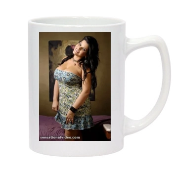 Angelina Castro 14oz White Statesman Mug