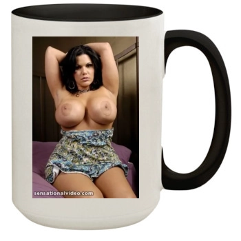 Angelina Castro 15oz Colored Inner & Handle Mug