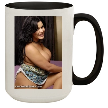 Angelina Castro 15oz Colored Inner & Handle Mug