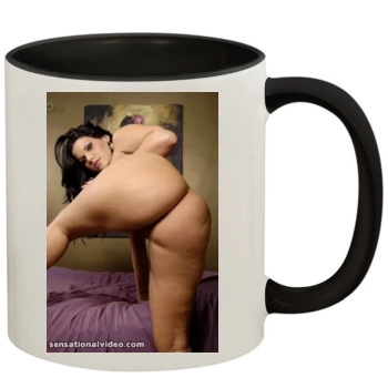 Angelina Castro 11oz Colored Inner & Handle Mug