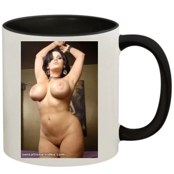 Angelina Castro 11oz Colored Inner & Handle Mug