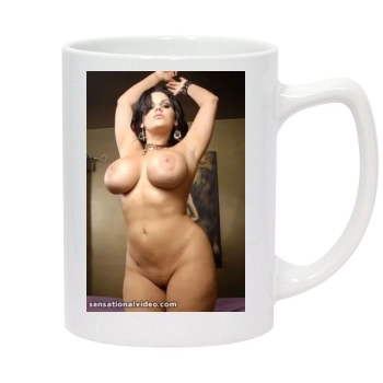 Angelina Castro 14oz White Statesman Mug