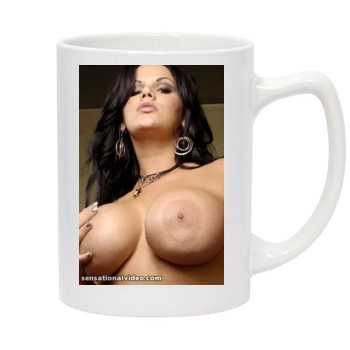 Angelina Castro 14oz White Statesman Mug