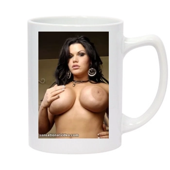 Angelina Castro 14oz White Statesman Mug