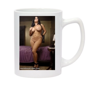 Angelina Castro 14oz White Statesman Mug