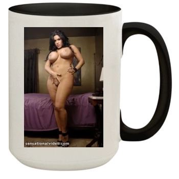 Angelina Castro 15oz Colored Inner & Handle Mug