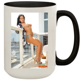 Angelina Castro 15oz Colored Inner & Handle Mug