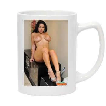 Angelina Castro 14oz White Statesman Mug