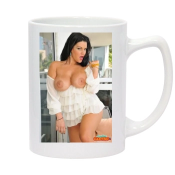 Angelina Castro 14oz White Statesman Mug