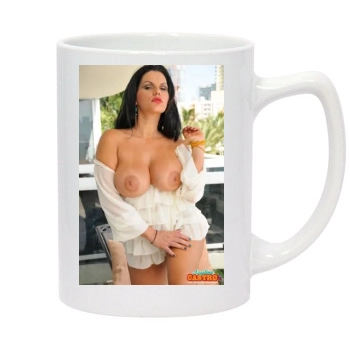 Angelina Castro 14oz White Statesman Mug