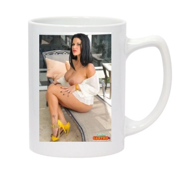 Angelina Castro 14oz White Statesman Mug